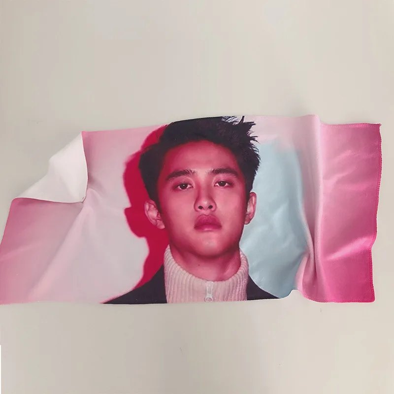 D.O. Kpop EXO банное полотенце EXO мягкое впитывающее полотенце BAEKHYUN KAI SEHUN CHANYEOL полотенце для лица K-pop EXO Fans подарки, Прямая поставка - Цвет: D.O.