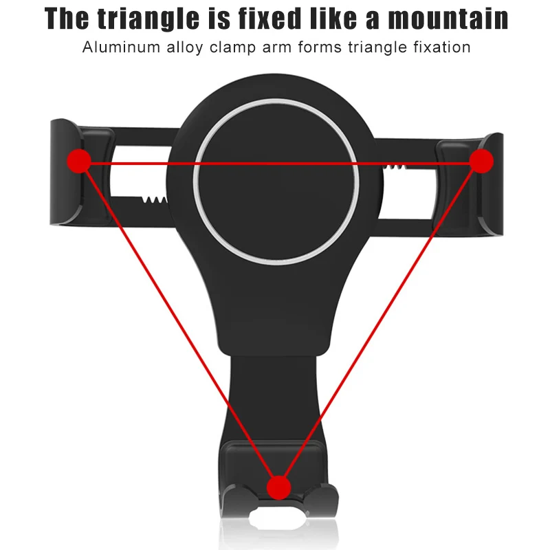 

Gravity Car Phone Holder Air Vent Rotatable Stable Mobile Phone Mount Stand C66