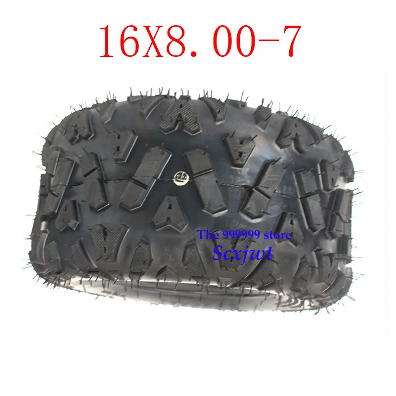 2PCS 2019 Hot Sale Good Quality 16x8.00-7 Vacuum Tyre ATV Tire Fit for 50CC 90CC 70CC 110CC 125CC Outer | Автомобили и мотоциклы