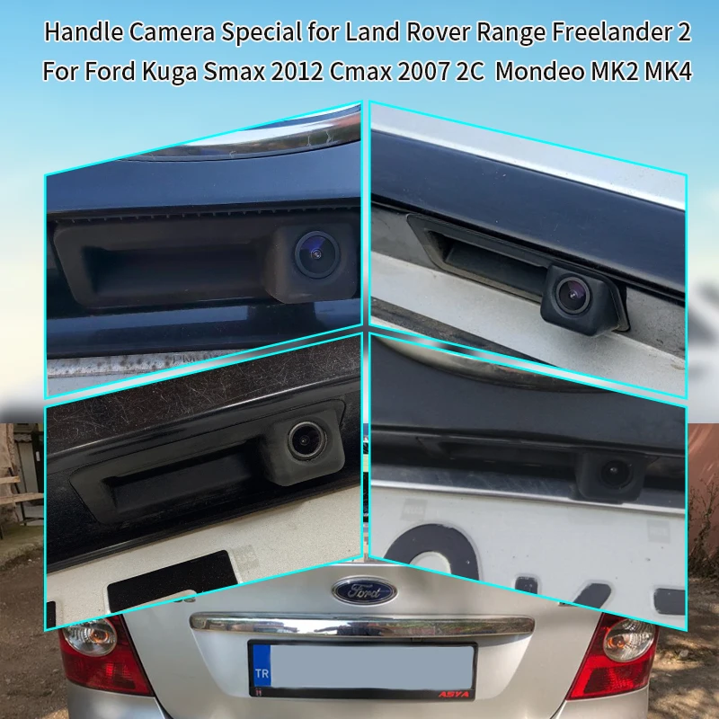 $124.53 For Land Rover Range Freelander 2 for Ford Focus 2C Cmax Mondeo 4 Car Rear View Camera HD Camera For Fiesta MK7 MK6