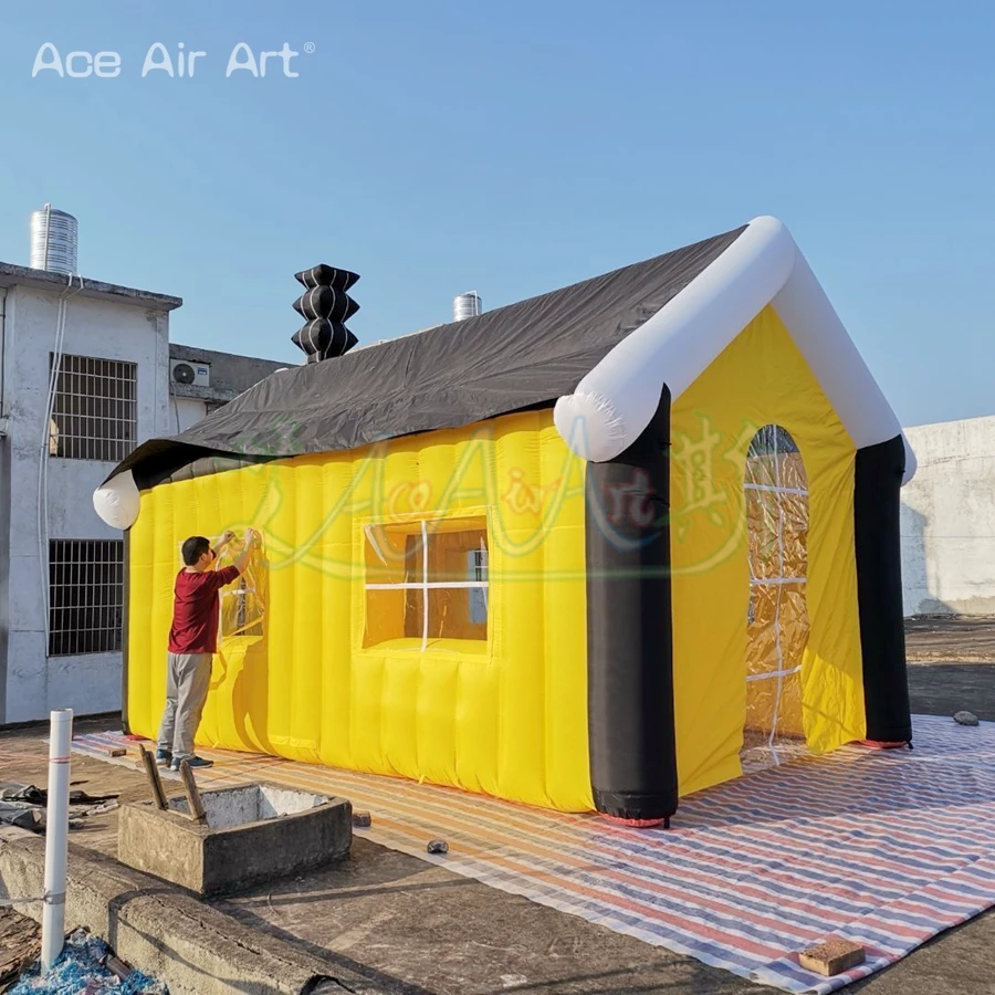 Bestellen Heißer Verkauf Air Aufblasbare Party Zelt Riesigen Aufblasbaren Hochzeit Zelt Outdoor Weihnachten Haus