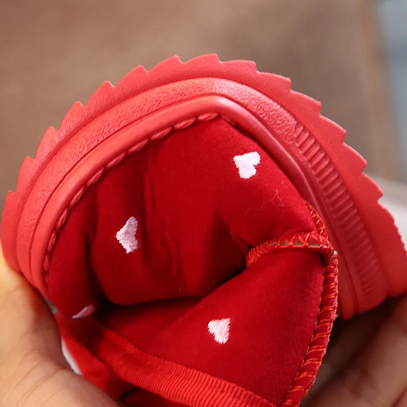 Теплые детские зимние сапоги для детей Новинка зимняя детская обувь принцессы