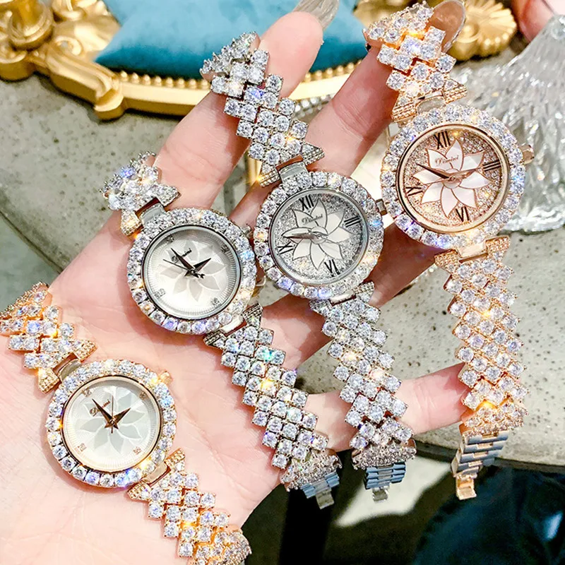 

Luxury Diamond Quartz Women Watches 2020 Simple Wristwatches Ladies Waterproof Wrist Clock For Woman Elegant Female Watch Women