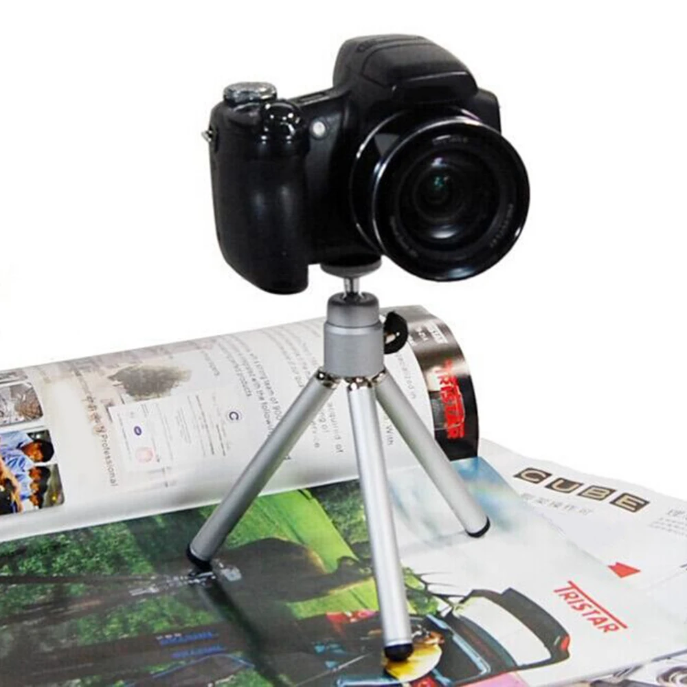 Настольный мини Трипод из алюминиевого сплава 1 шт. 2 секции держатель для камеры
