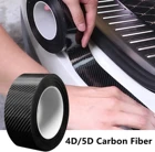 53M 5D наклейка из углеродного волокна для автомобиля, сделай сам, защитная полоса, полоса для бокового зеркала порога двери, лента для защиты от царапин, водонепроницаемая защитная пленка