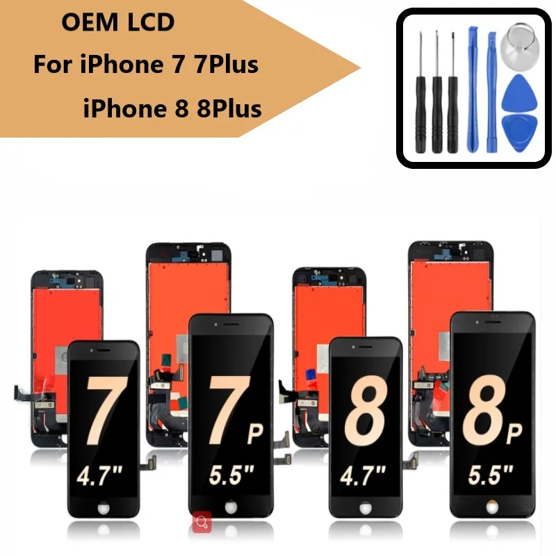 

New OEM fog For iPhone 7Plus 8Plus LCD Display Touch Screen Digitizer Assembly Replacement Parts For iPhone 7G 8G