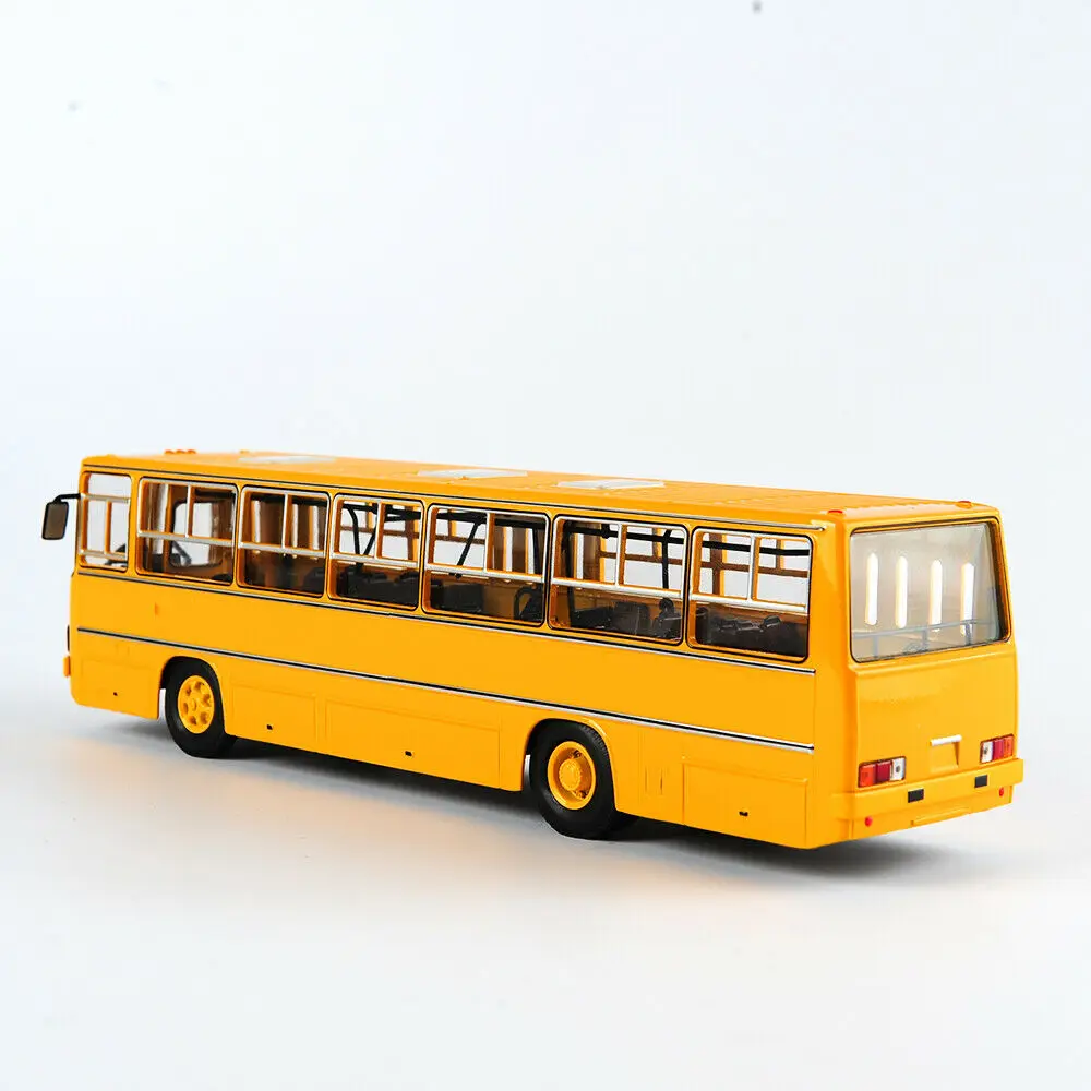 25 см 1/43 Россия Icarus автобус модель двухэтажный автомобиль советская игрушка Diecasttoys для детей IKARUS-260 Желтые Детские игрушки
