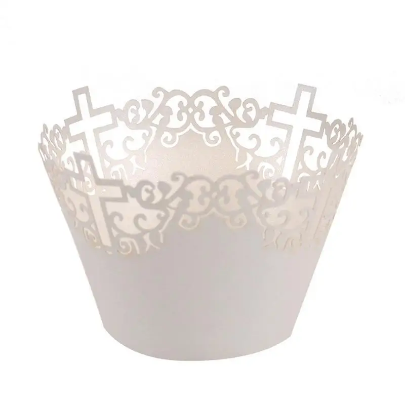 50 шт. филигрань Виноградная лоза шнуровкой крест накрест Из Бумага торт обертка