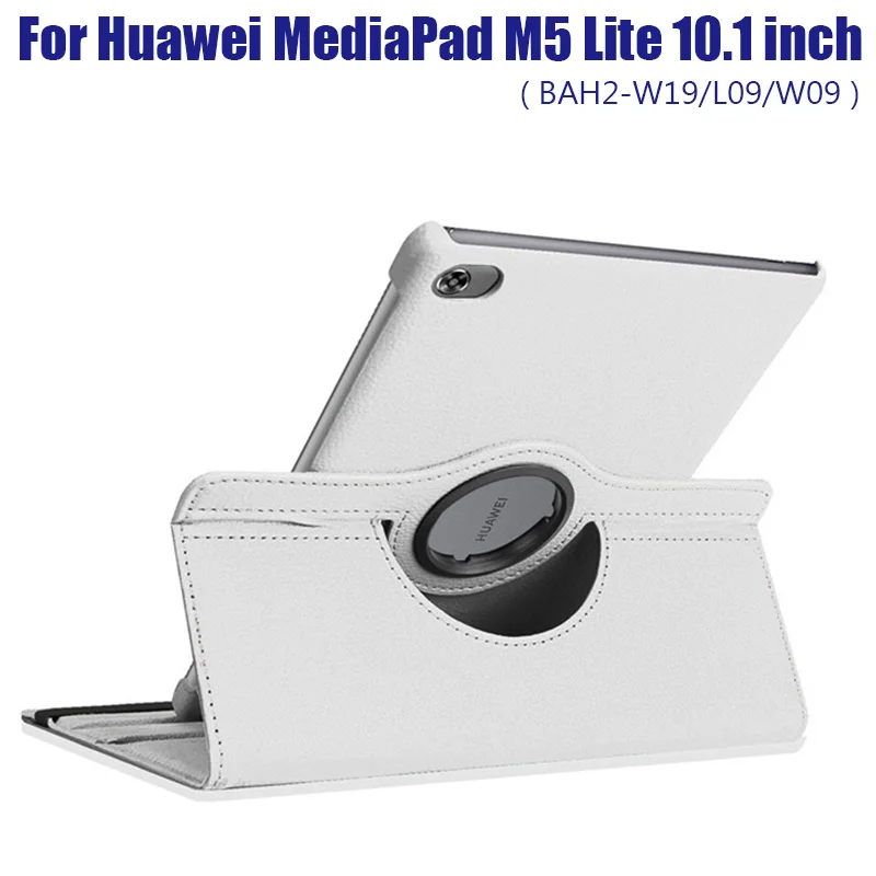 

360 Вращающийся чехол для Huawei MediaPad M5 Lite 10,1 BAH2-W19/L09/W09 флип-чехол с функцией подставки из искусственной кожи (полиуретан) крышка для Huawei C5 10,1 план...