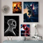 Картины на холсте Marvel, Мстители, супергерой, Человек-паук, аниме постеры, абстрактные принты, Настенная картина для гостиной, домашний декор
