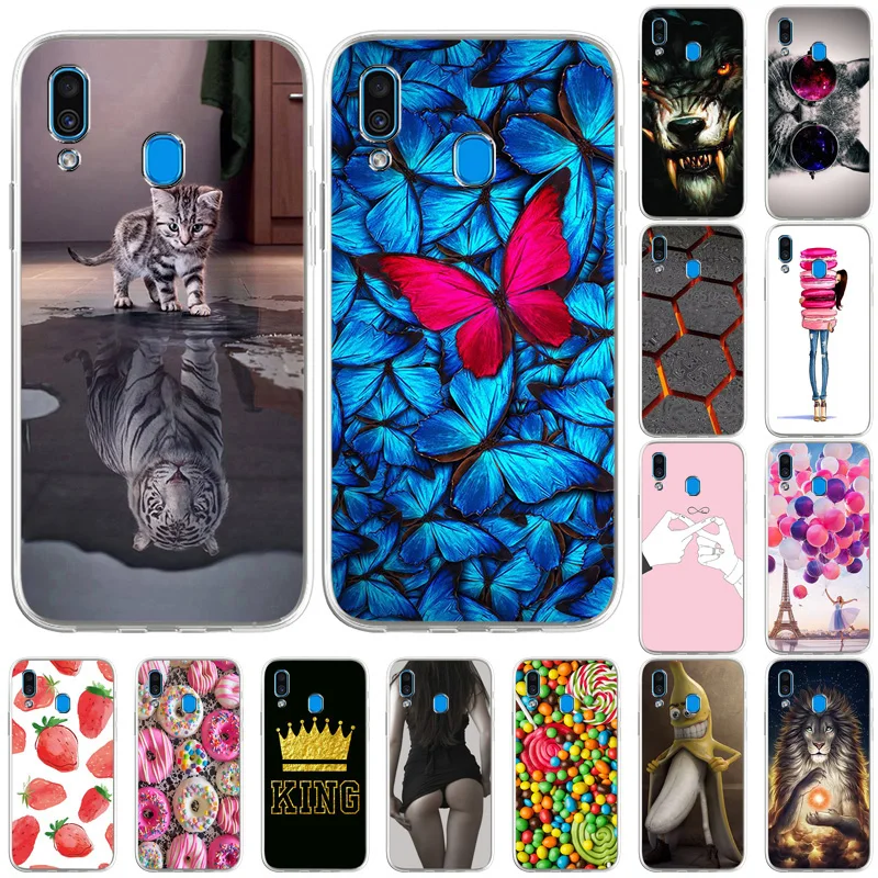 

Silicone Soft TPU Case For Samsung A30 Case On Samsung Galaxy A 30 M10S M10 S A20 A 20 Fashion Cover Fundas Cat Cute Cartoon