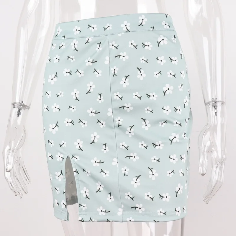 Женская юбка с завышенной талией облегающая короткая в Корейском стиле