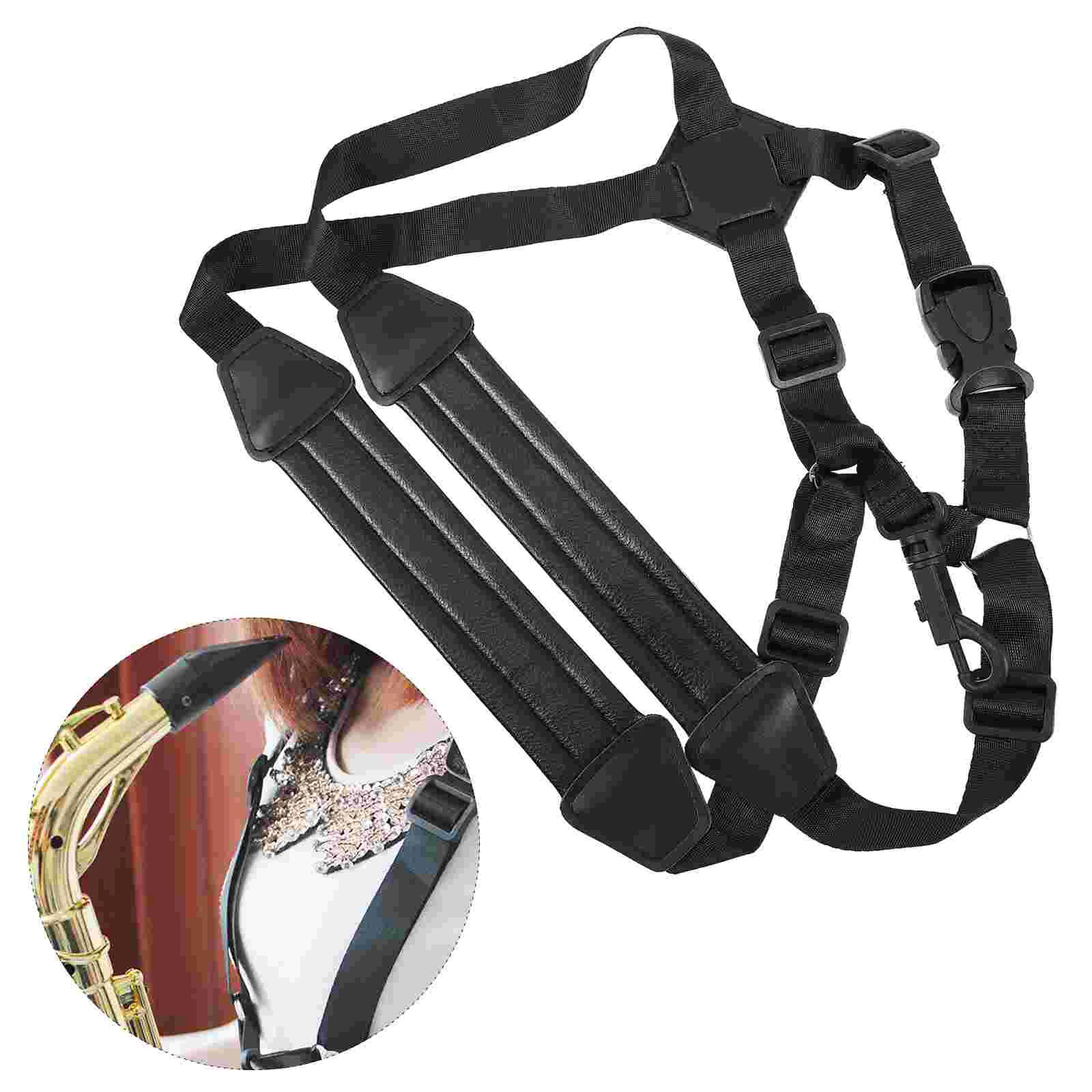 

1Pc Sax Shoulders Strap Tenor Saxophone Dedicated Strap Replacement (Black)