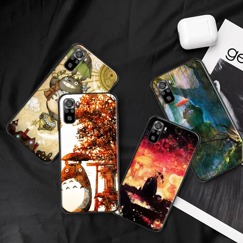 

Anime Cute totoro Phone Case For Xiaomi Redmi 9 9i 9AT 9T 9A 9C 10X 4G 5G Note10 10T 5G 10S 10 5G 10 Pro max Silicone Back Cover