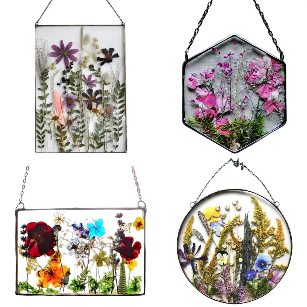 

Прессованные цветы, акриловые рамки, плавающая рамка, орнамент с высушенными цветами, галерея, настенная рамка, подвески, Декор, различные с...