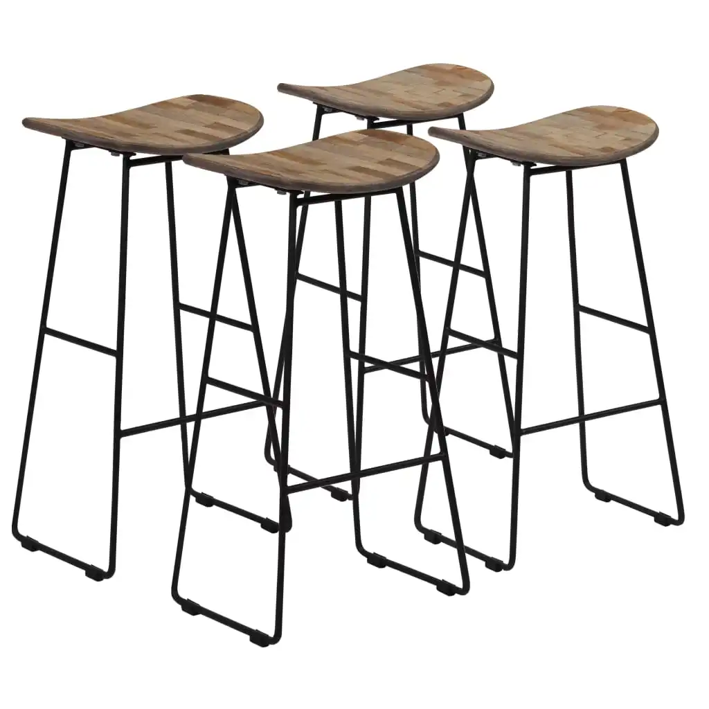 

Bar Chairs 4 pcs Reclaimed Teak