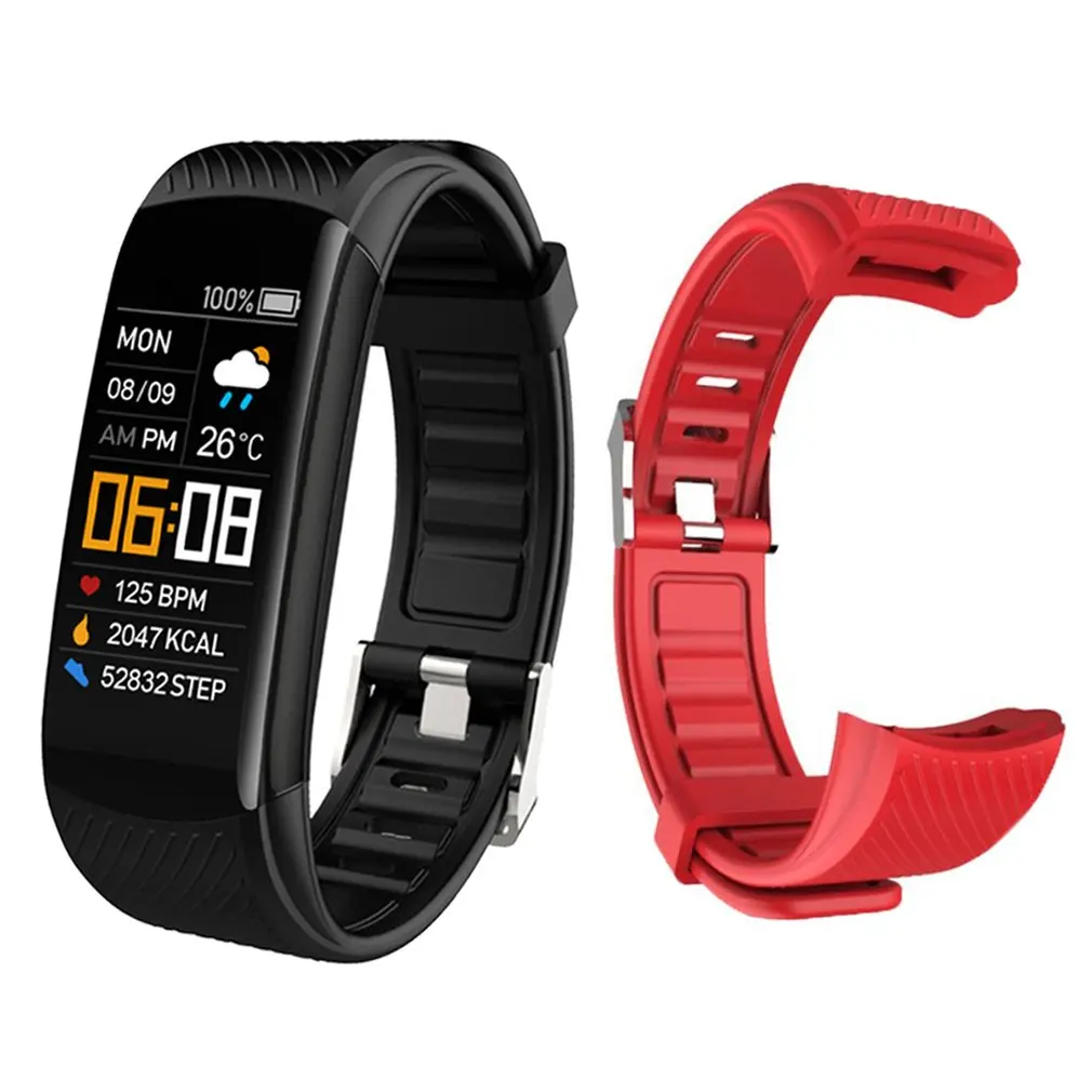 

Для фитнес-браслета Ip67 водонепроницаемый спортивный фитнес-трекер артериальное давление пульсометр шагомер часы для Android IOS