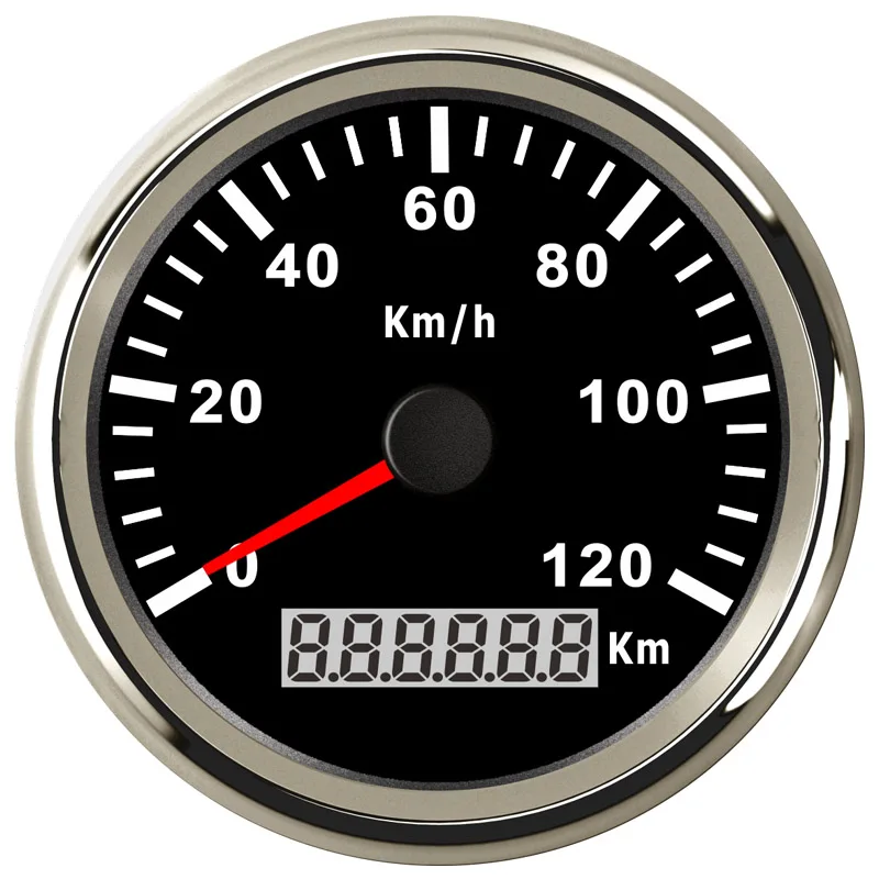 120KMH Водонепроницаемый лодка автомобиля gps Скорость ometer 120 км/ч 200 км/ч Скорость манометр для автомобилей Грузовик Лодка 12V 24V с Подсветка - Цвет: 120KMH