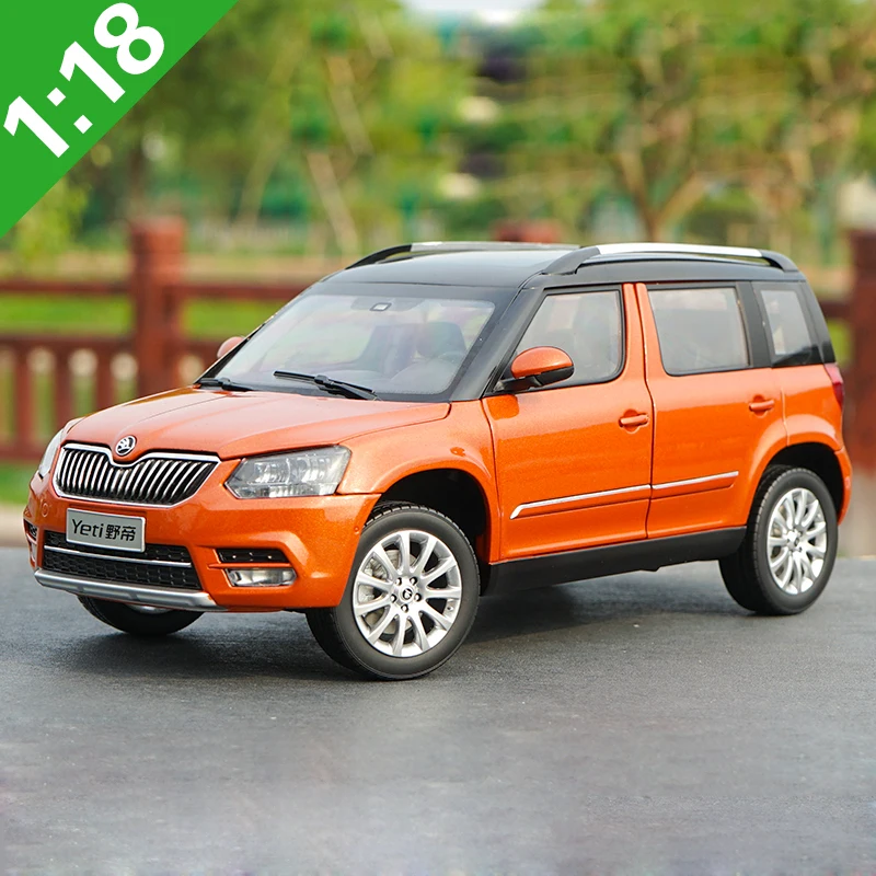1:18 Skoda YETI SUV модель автомобиля из сплава статическая металлическая Оригинальная