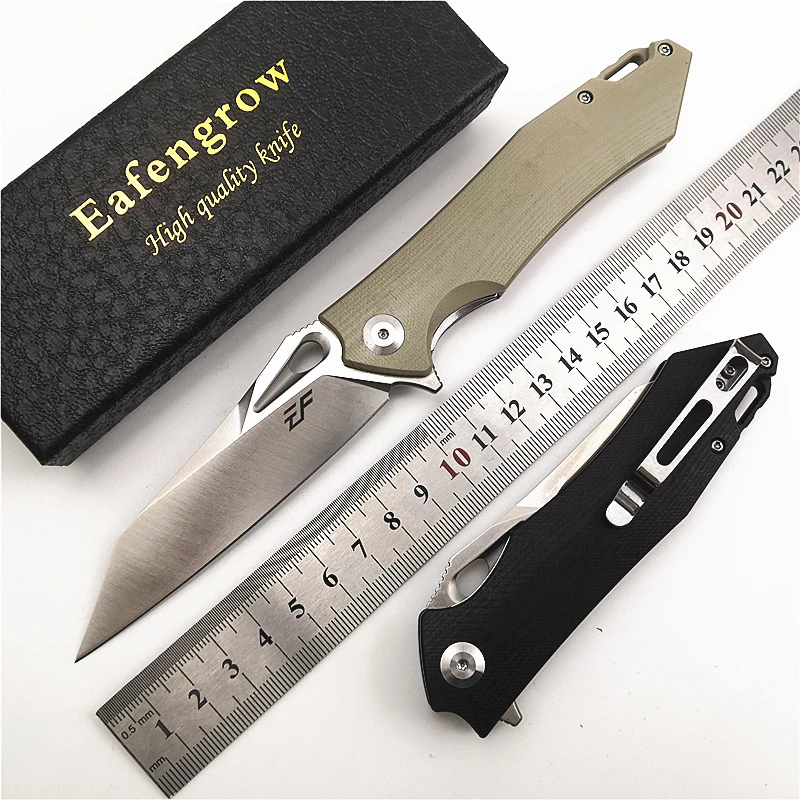 D2 складной нож Eafengrow EF934 EDC/карманный G10 Ручка шариковый подшипник уличный кемпинг