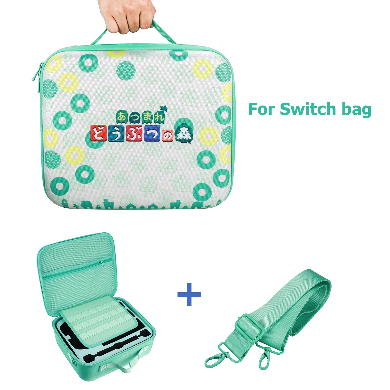 

Animal Crossing 2in1 handbag & Shoulder Bag For Nintendo Switch EVA Hard Case NS Carrying Portable Travel Bag Game Storage