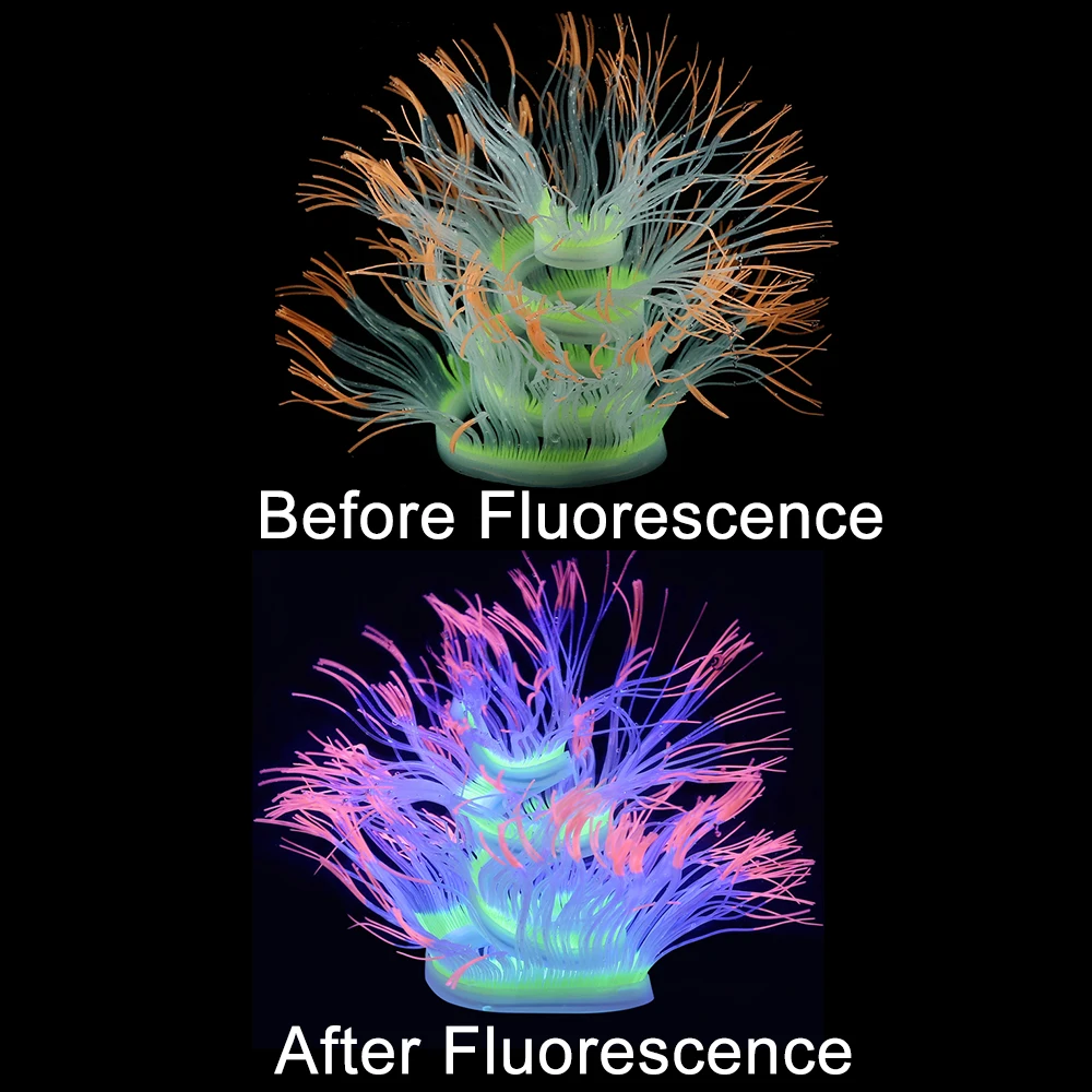 Искусственные морские анемоны аквариумные растения 100% безопасный силикон 50/75/100
