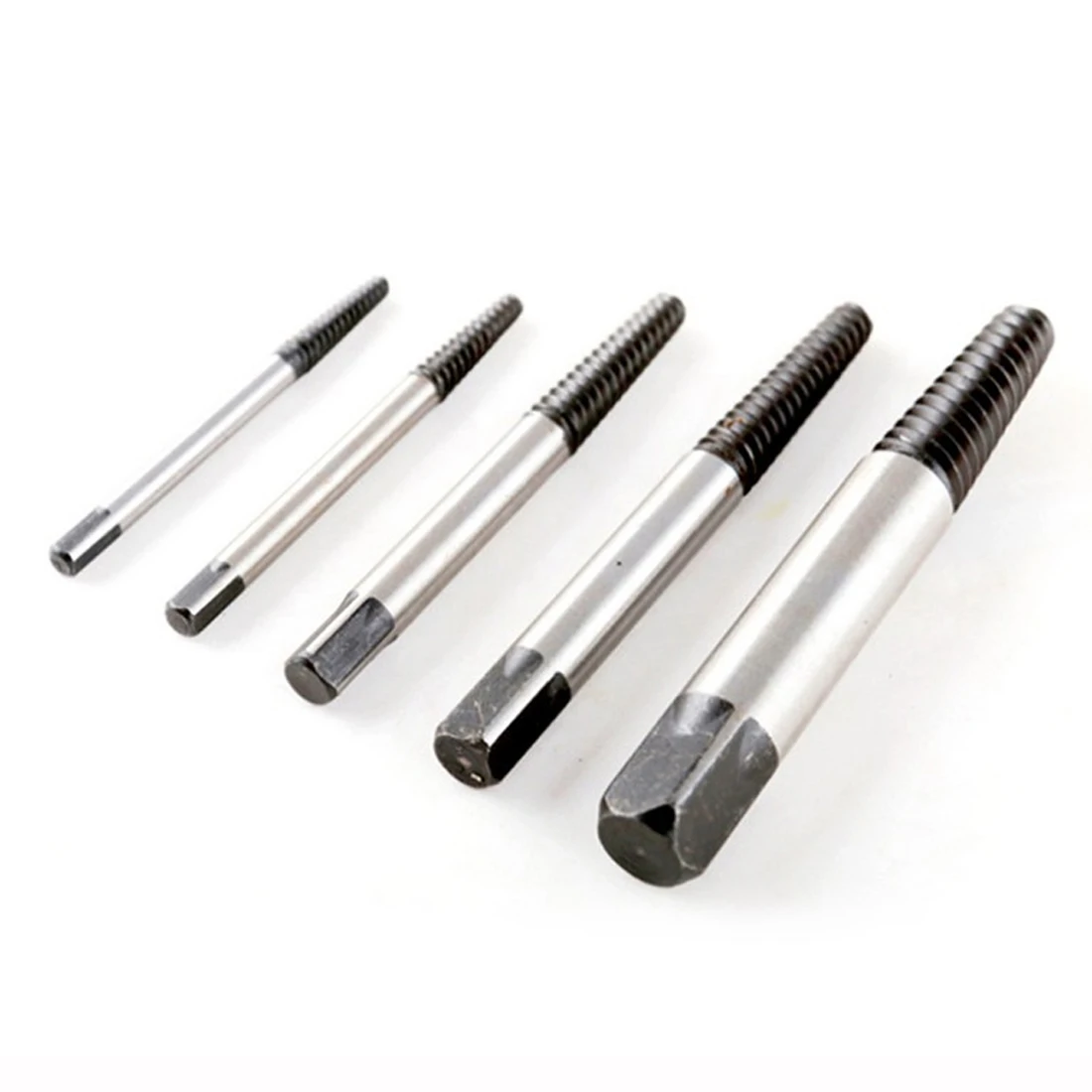 

5Pcs / Set Stainless Steel Broken Speed Out Damaged Screw Extractor Drill Bit Guide Set Broken Bolt Remover 3.2mm-10.5mm
