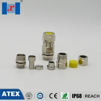 1 pcs single compression explosion proof cable gland m25 atex flamproof cable gland for armoured cable