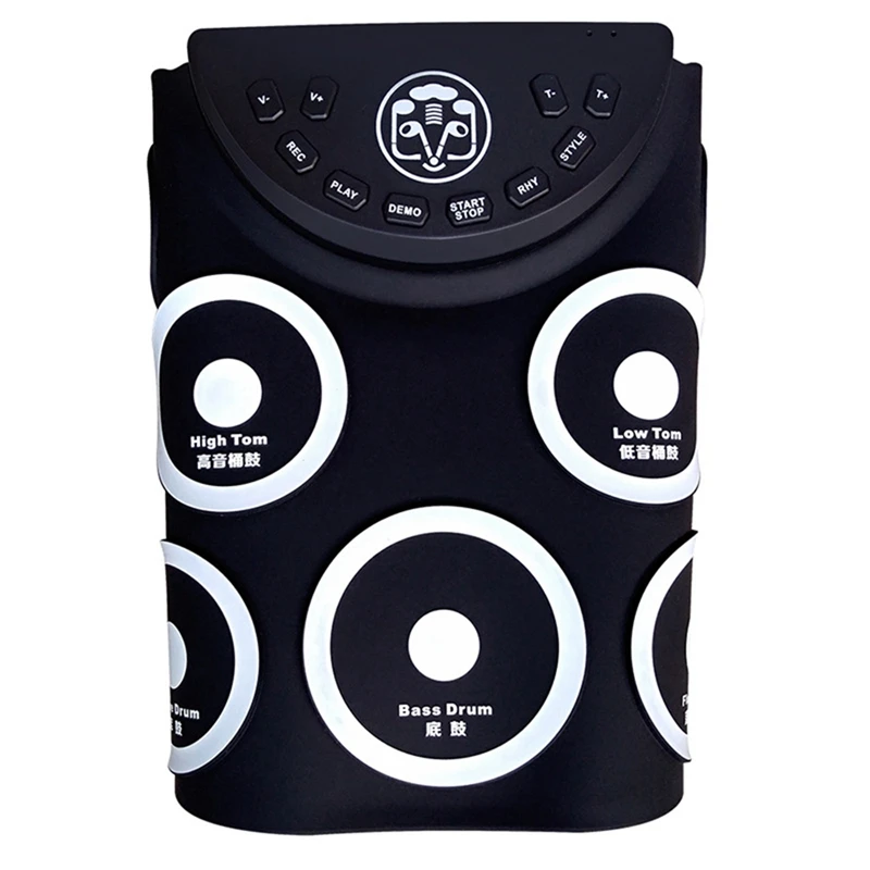 Переносной электронный ручной барабан для музыкального оборудования и аксессуаров на открытом воздухе.