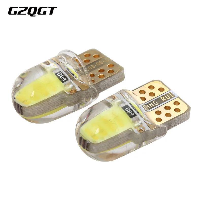 100X LED W5W T10 194 168 COB 8SMD светодиодная парковочная лампа авто Клинообразная CANBUS яркая