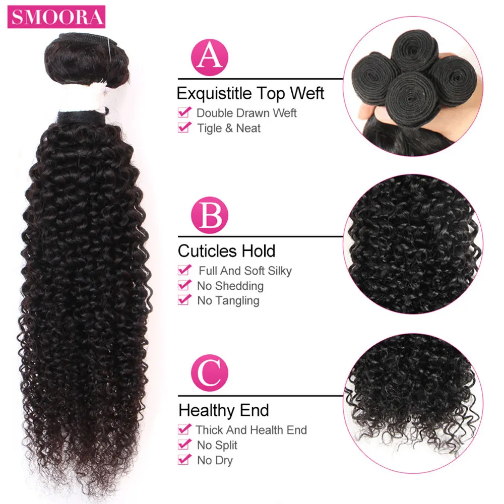 Кудрявые вьющиеся волосы пряди 100% перуанские человеческие 3 Смешанная Длина 8-28