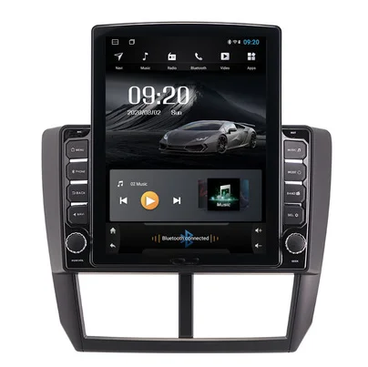

9.7" octa core tesla style vertical screen Android 10 Car GPS Stereo Multimedia for Subaru Forester wrx 2008-2012