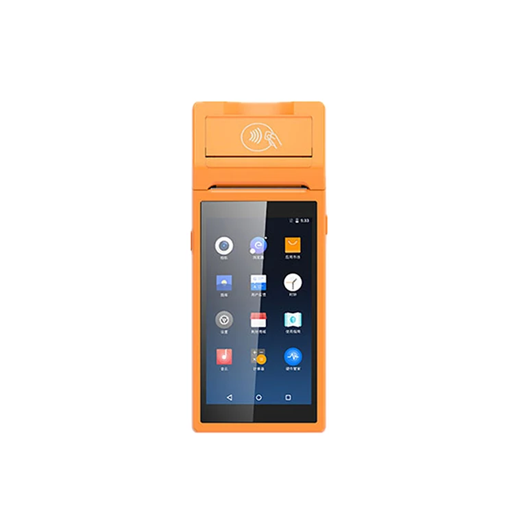

Parking Ticket Machine 4G handheld thermal printer portable Capacitive Screen Q1 Android 6.0 POS with Printer nfc card reader