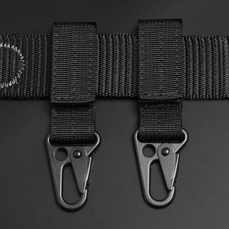 2021 New Outdoor multi-function belt buckle hiking backpack nylon hanging buckle mens tactical belt accessories new keychain