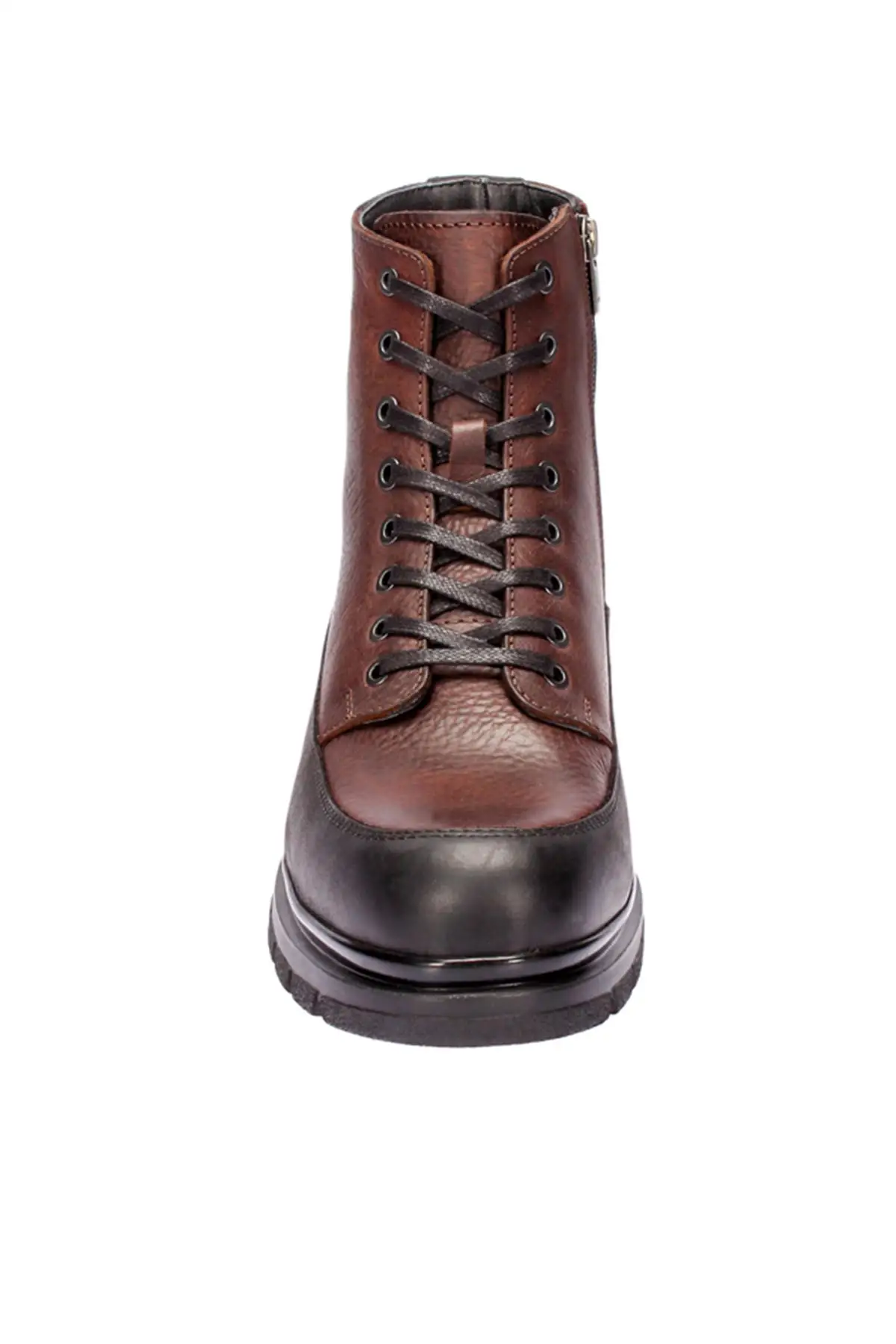 Жемчуг из натуральной кожи коричневого цвета Мужские ботинки 120130003541| |