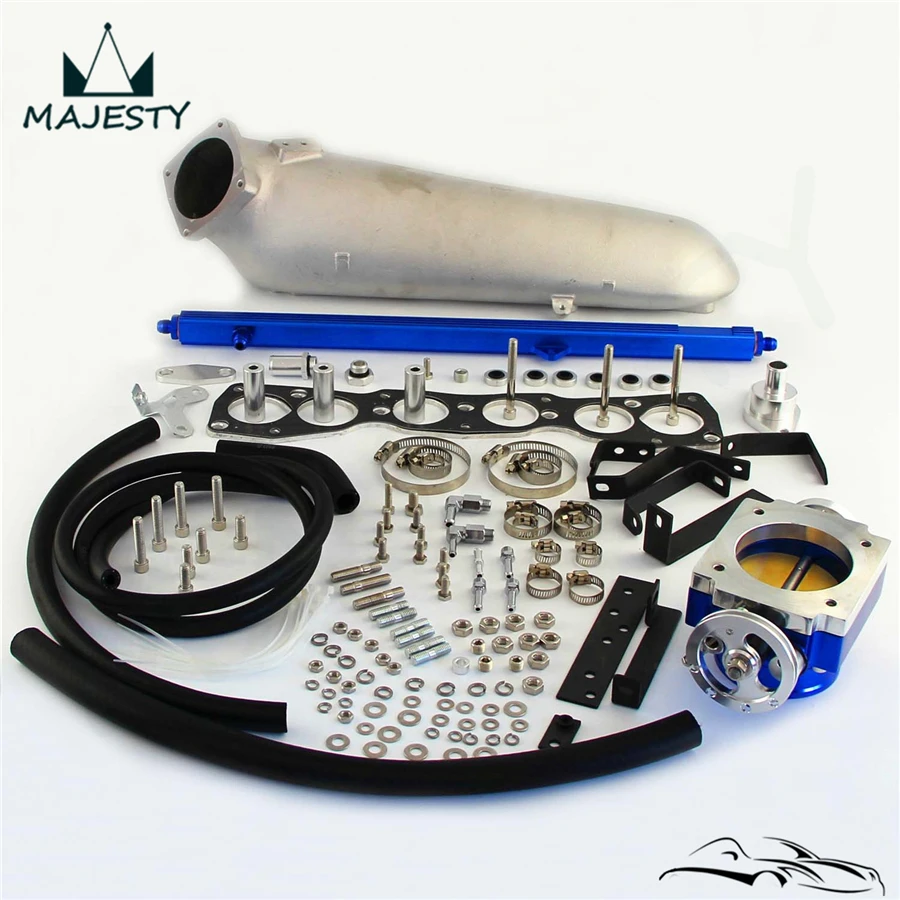 Впускной коллектор + Корпус дроссельной заслонки VQ35 Топливная рейка для T * oyota S upra