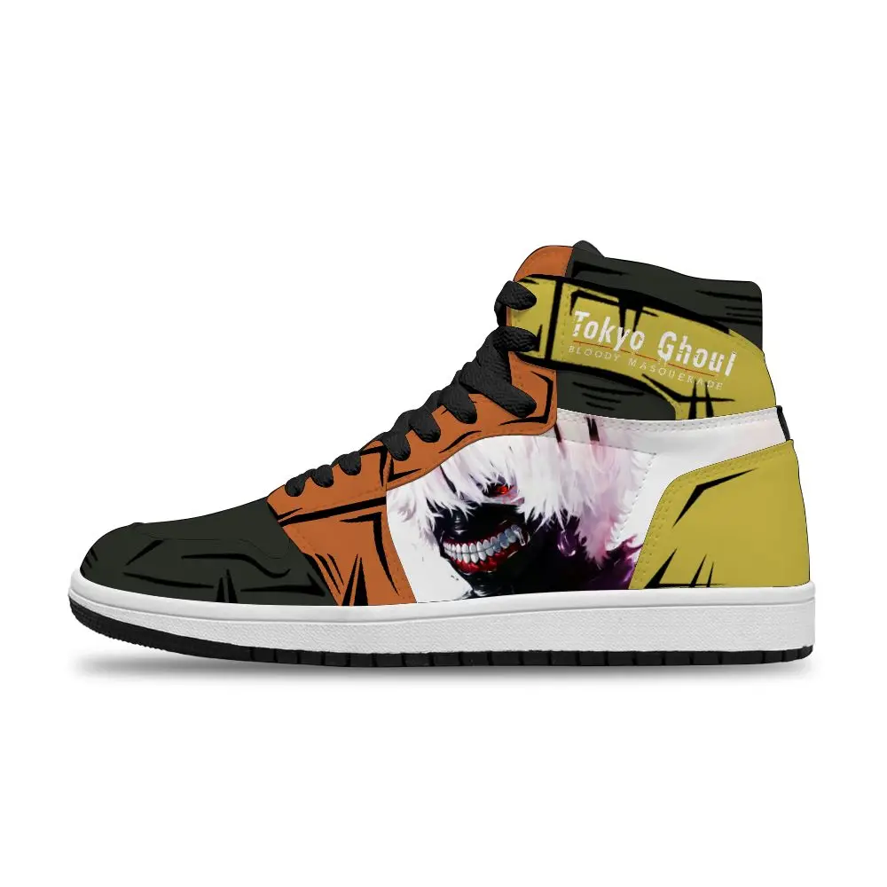 

Токийский Гуль Горячие японские классические аниме Diy индивидуальные спортивные Нескользящие повседневные туфли для мужчин унисекс тренд...