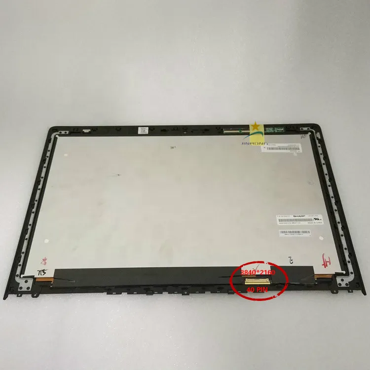 5d10k37620 original new full lenovo ideapad y700 15isk 80nwcto1ww uhd 15 6 lcd led touch screen digitizer assembly bezel free global shipping