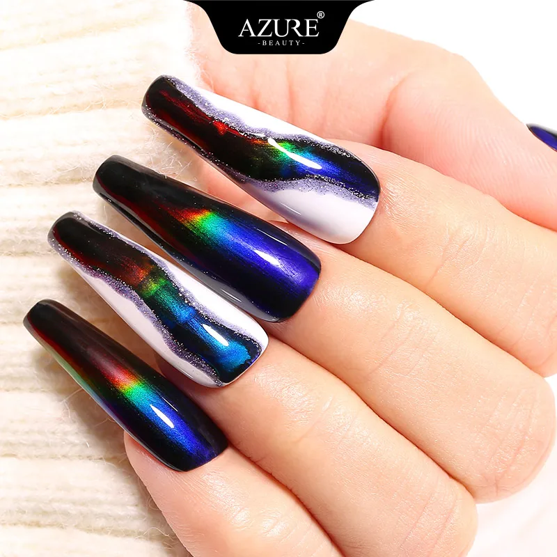 Azure beauty новейший термохромный Жидкий Гель-лак для ногтей Хамелеон нейл-арта с