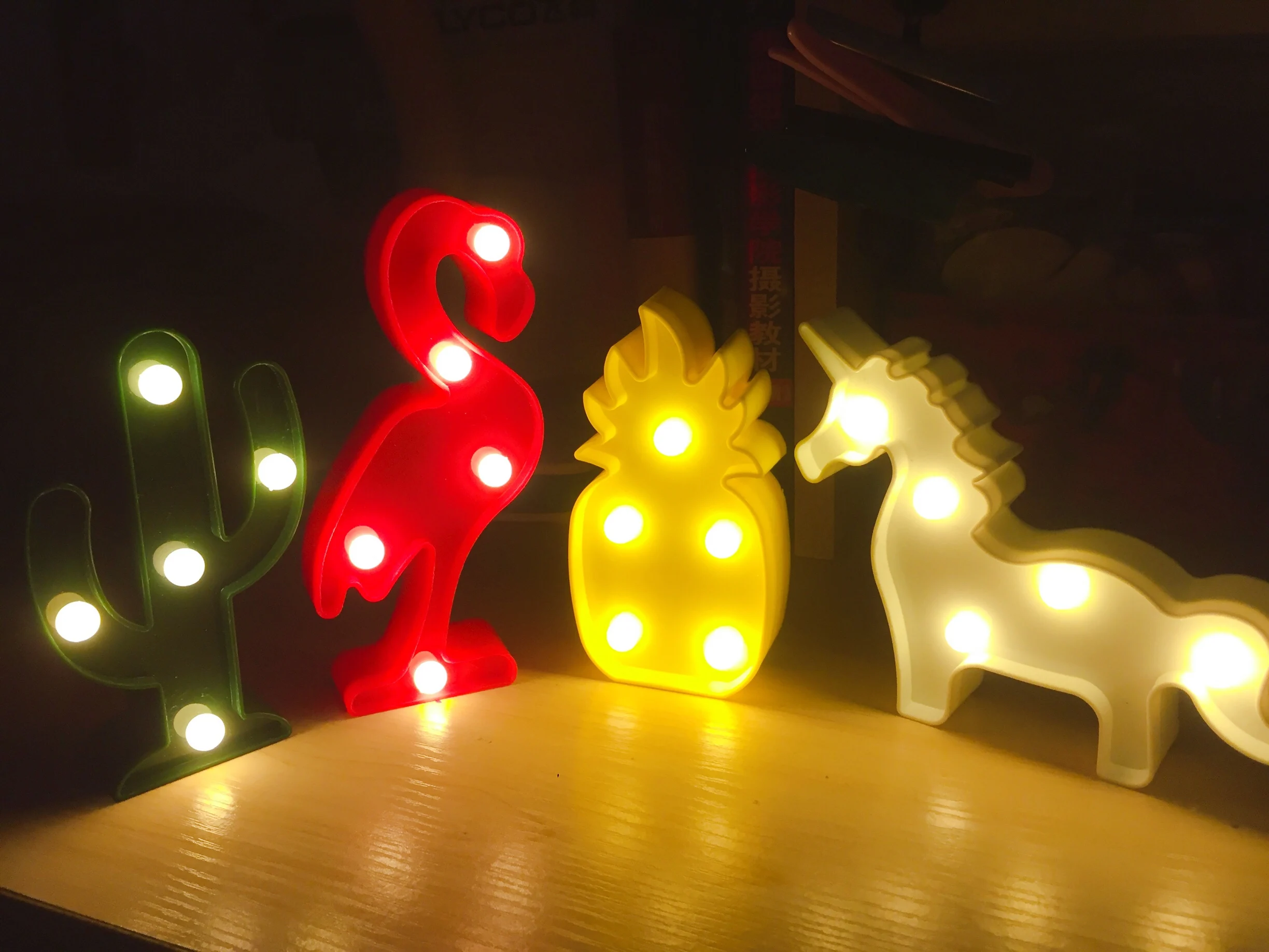 Светодиодная настольная 3d лампа в романтическом стиле праздничное освещение