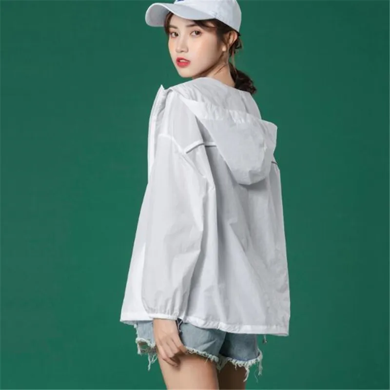 

New sunscreen clothing women 2020 spring and summer long-sleeved thin section cardigan jacket female Medium length loose coat