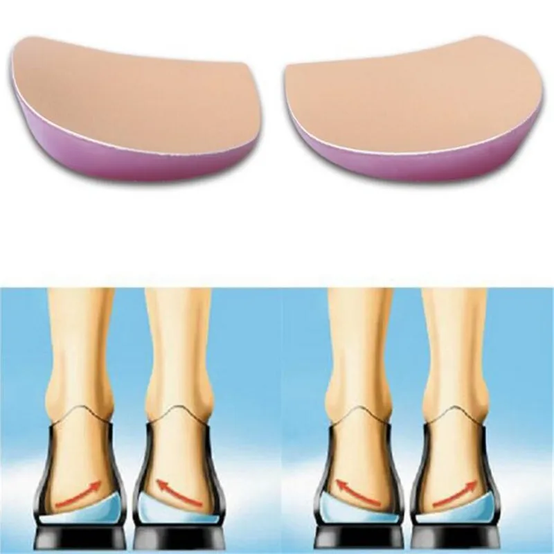 Ортопедические стельки для обуви типа O/X средние Силиконовые вставки подтяжки
