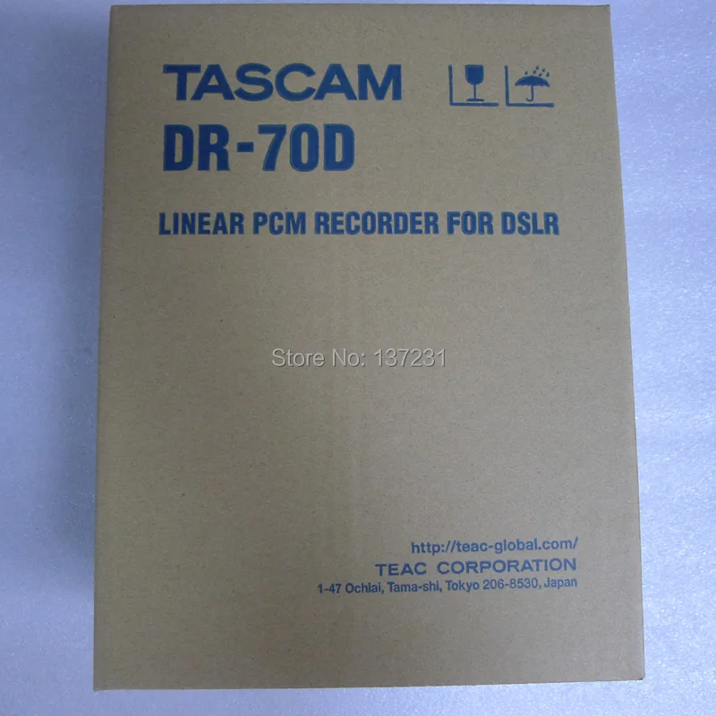 TASCAM DR-70D Профессиональный 4-канальный рекордер для SLR аудио микро-пленки записи