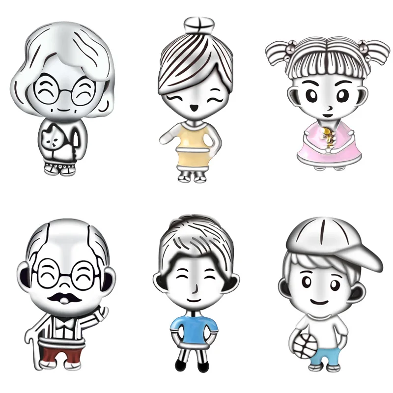 Подходят оригинальный Пан серьги-подвески для женщин милые Маленький мальчик