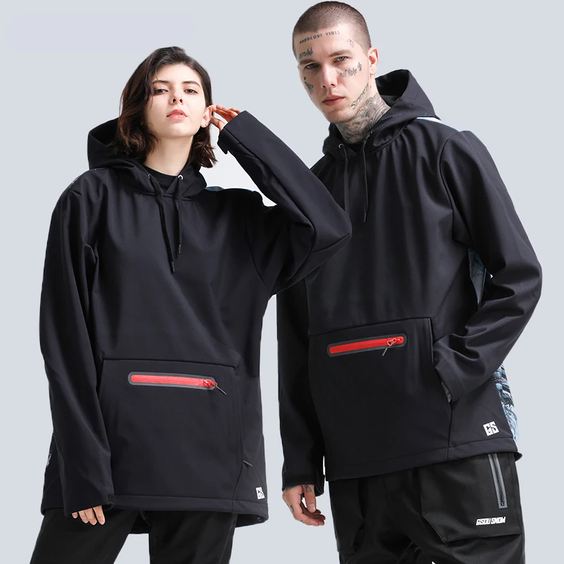 Зимняя Толстовка GSOU для сноуборда и пары зимняя водонепроницаемая утепленная