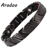 aradoo mens bracelet metal bracelet clasp bracelet holiday gift for bracelet korea magnetic bracelet stainless steel bracelet