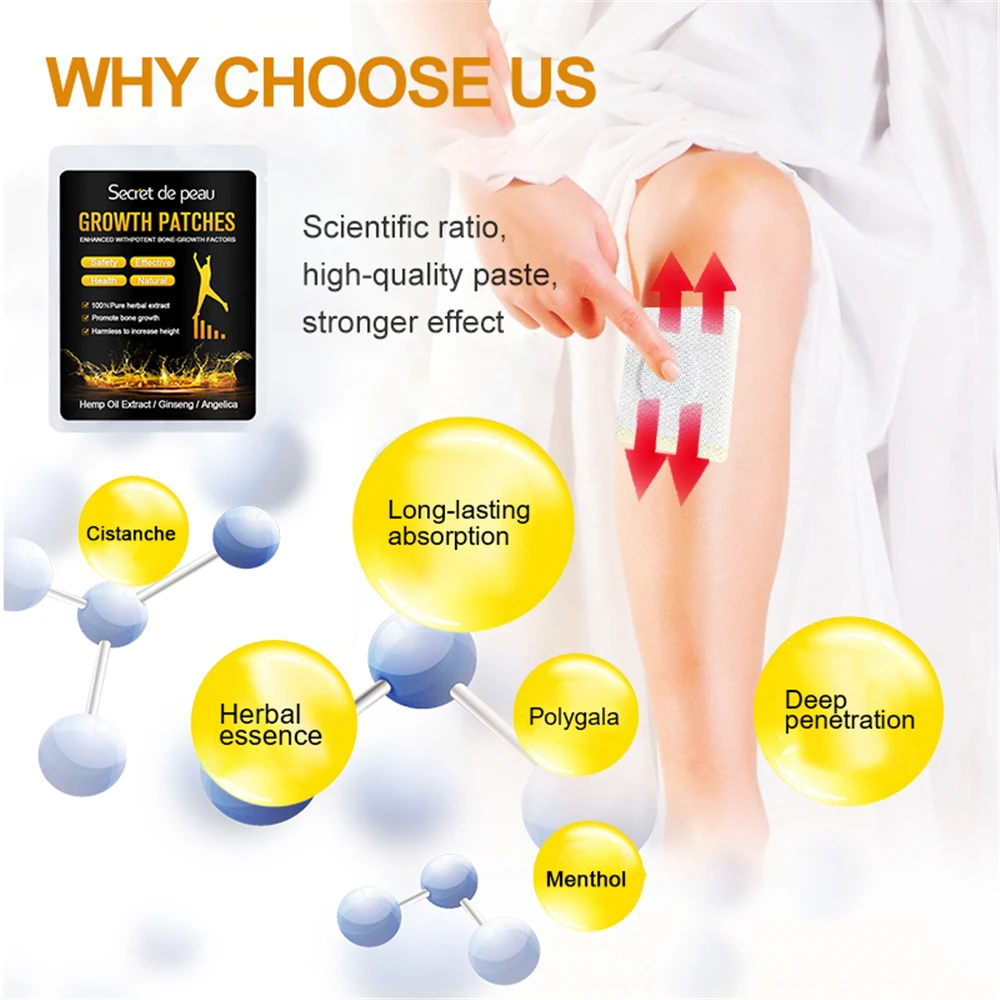 Эффективные Пластыри для увеличения роста ног и костей взрослых подростков |