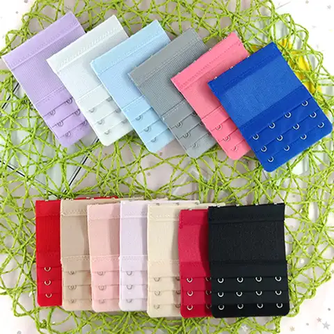 4 Hooks Bra Extender For Women's Elastic Bra Extension Strap Hook Clip Expander Adjustable Belt Buckle Intimates Accessories