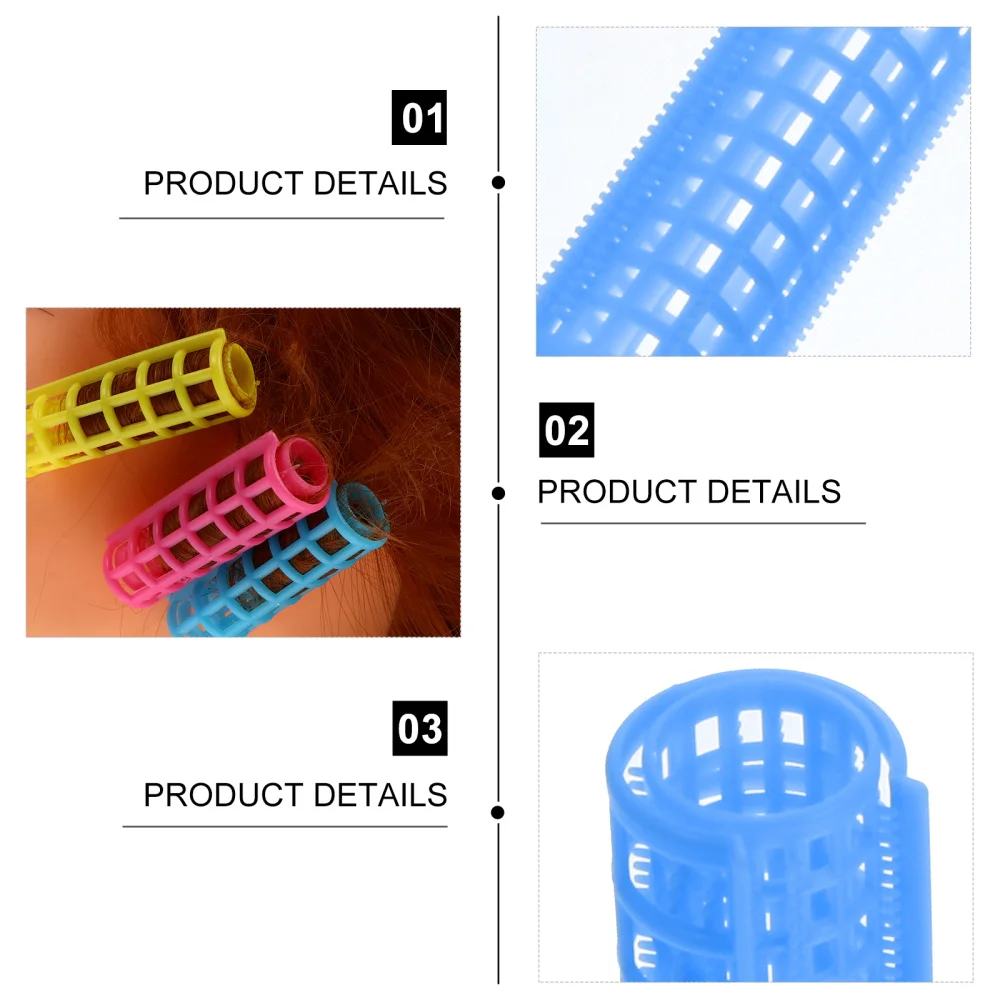 

50PCS Self Grip Hairdressing Hair Roller Portable Lightweight Hair Roller