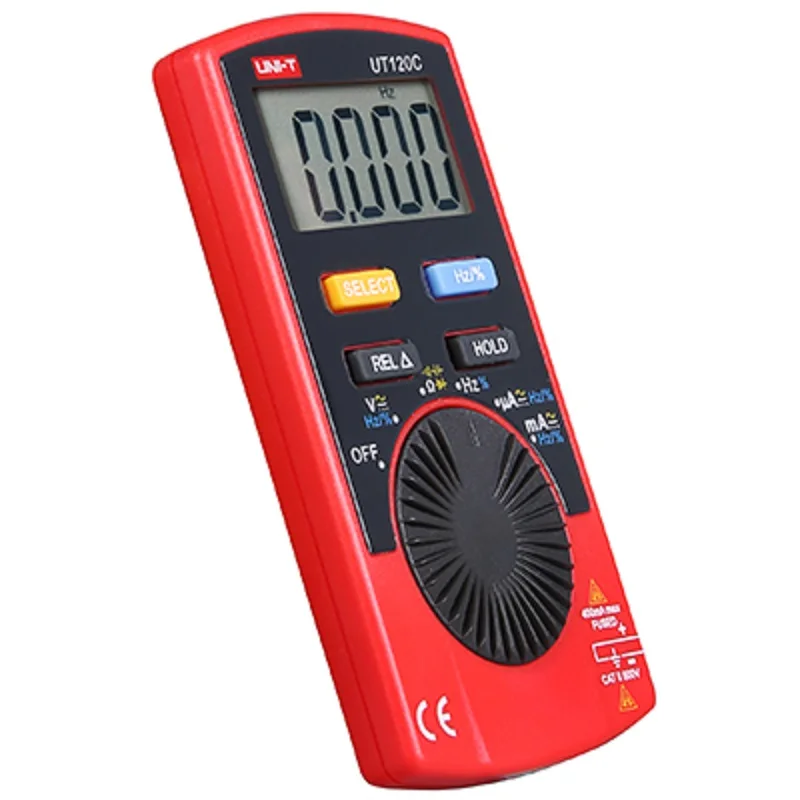 UNI T UT120A/UT120B/UT120C мини Цифровые мультиметры измерители напряжения
